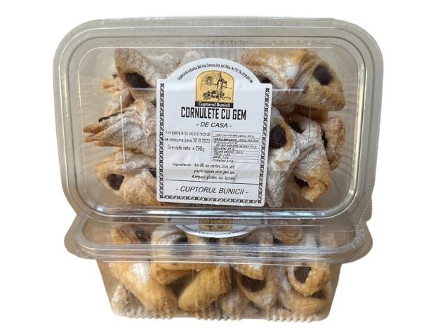 Cornulețe cu gem - Cuptorul Bunicii
