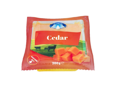 Branza Cedar Rosu 200g Monor