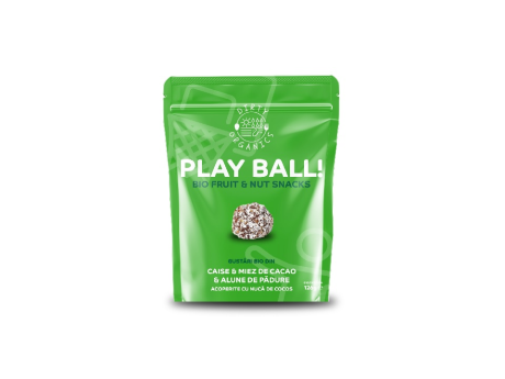 Play Ball - Gustari Bio din caise, cacao si alune - Dirty Organics