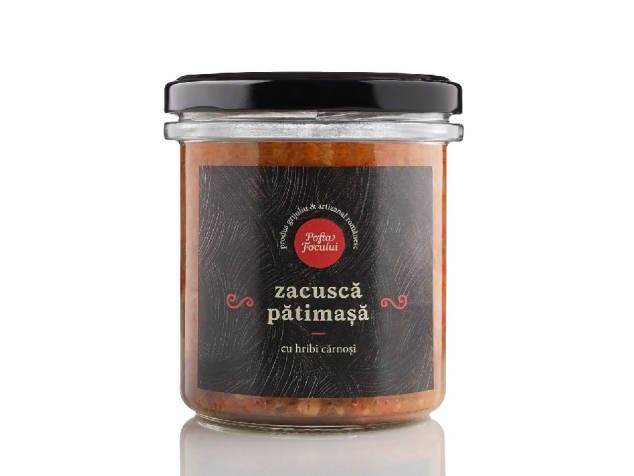 Zacusca de hribi Pofta Focului