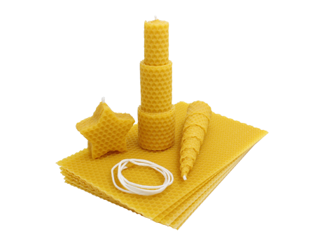 Set DIY- Lumanari din ceara de albine - Stupinele Cristian