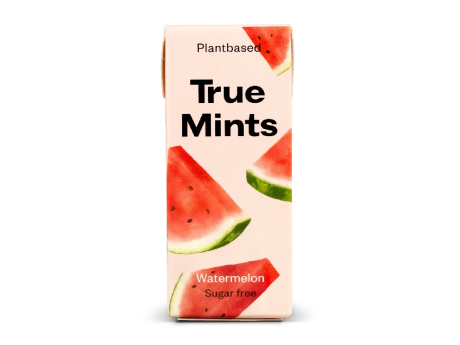 Dropsuri cu Pepene Roșu și Mentă Fără Zahăr - True Mints