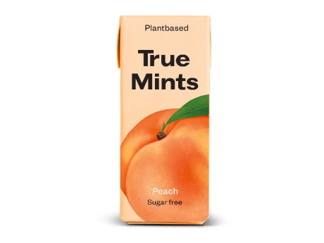 Dropsuri cu Piersică și Mentă Fără Zahăr - True Mints