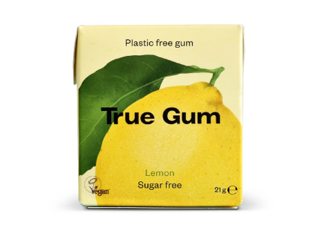 Gumă de mestecat cu Lămâie Fără Zahăr - True Gum