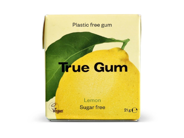 Gumă de mestecat cu Lămâie Fără Zahăr - True Gum