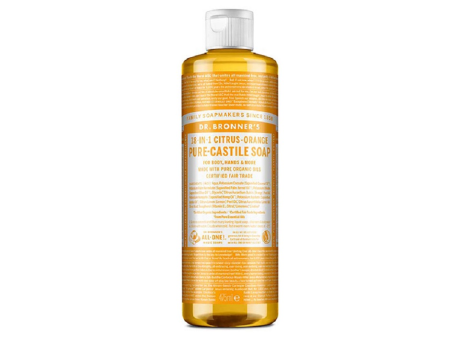 Săpun Organic de Castilia 18-in-1, Citrice 475ml (Lichid) - Dr. Bronner's