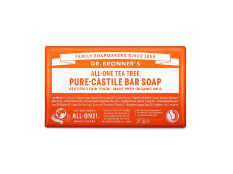 Săpun Organic de Castilia Arbore de Ceai (Solid) - Dr. Bronner's