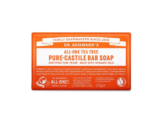 Săpun Organic de Castilia Arbore de Ceai (Solid) - Dr. Bronner's