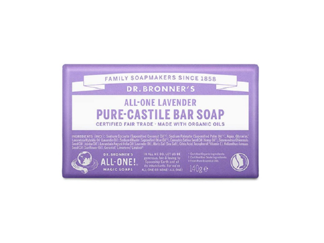Săpun Organic de Castilia Lavandă (Solid) - Dr. Bronner's
