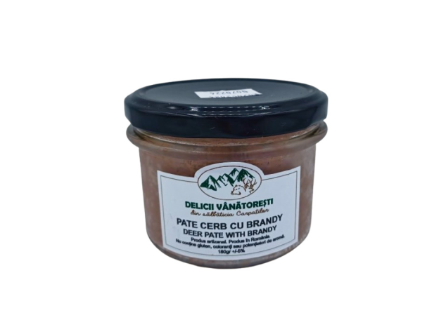 Pate de cerb cu brandy - Delicii Vânătorești