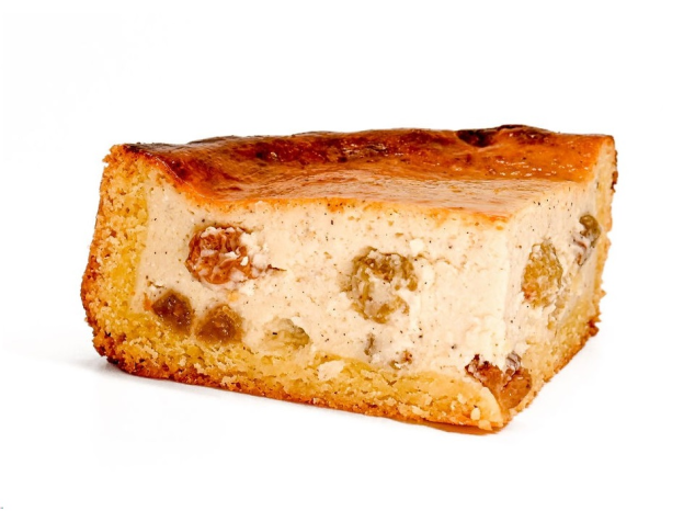 Felie Pască cu brânză dulce, stafide şi vanilie Pain Plaisir