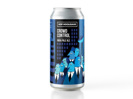 Bere artizanală nepasteurizată IPA Hop Hooligans - Crowd Control