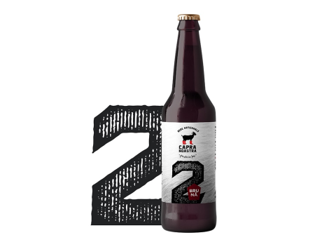 *+Bere bruna "Capra noastra bruna seara" 330ml