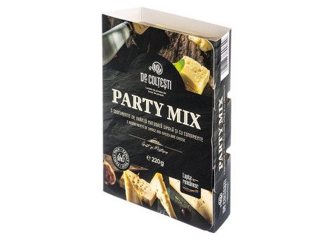Brânză maturată Cuburi Party Mix - de Colţeşti