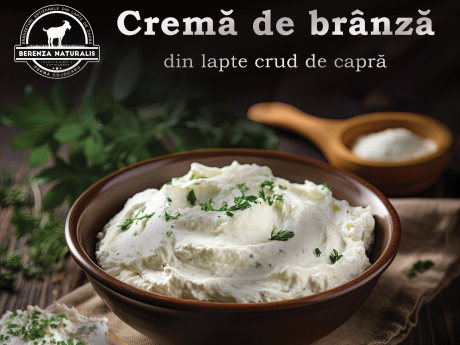 Crema de branza tartinabila din lapte de capra - Fermele Cojocaru