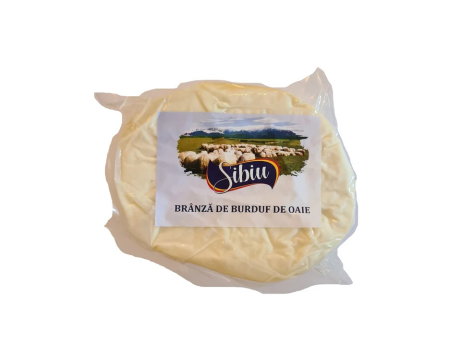 Branza de burduf din lapte de oaie de Sibiu