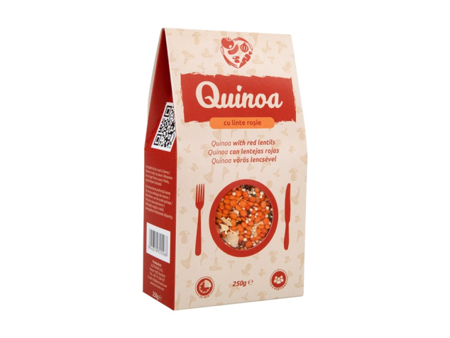 Quinoa cu linte rosie