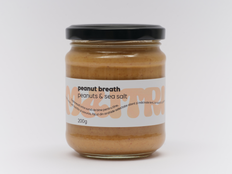 Peanut Breath - unt de arahide cu sare de mare 200g - Maitri