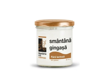 Smantana Gingasa Fara Lactoza 300g - Laptaria cu Caimac