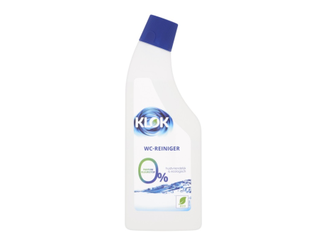 KLOK Detergent lichid pentru vasul de toaleta, 0% parfum, 0% coloranti, 750ml