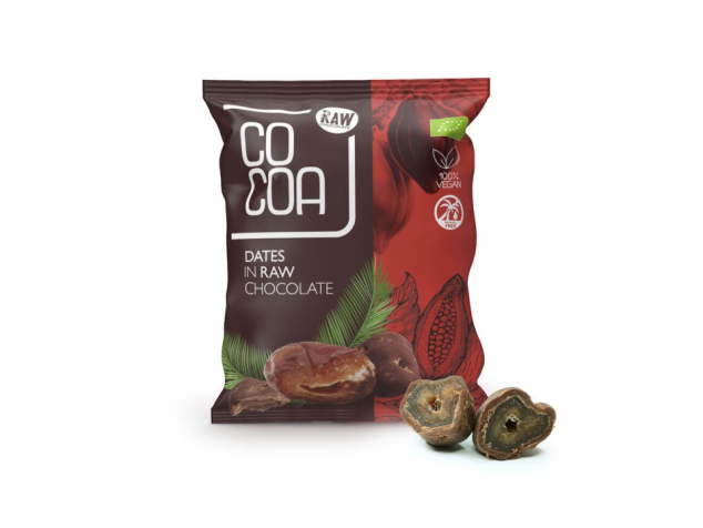 Curmale în ciocolată raw-vegan Eco - COCOA