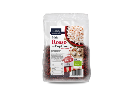 Porumb roşu pentru popcorn Eco Sottolestelle