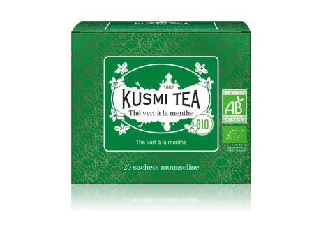 Ceai Verde Kusmi - Organic Spearmint Green, 40g (20 plicuri)