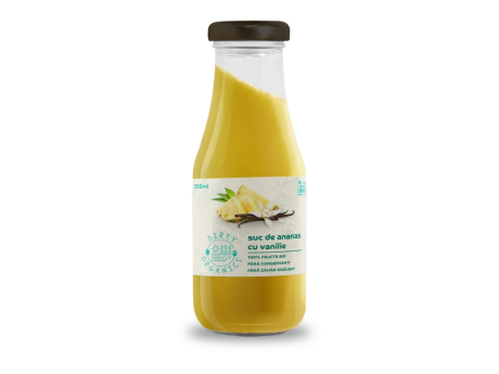 +Suc Bio de ananas cu vanilie 250ml - Dirty Organics