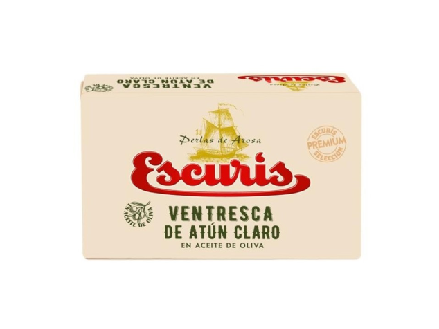 Ton alb în ulei de măsline Ventresca Escuris