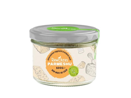 Parmeshu - alternativa vegetala la Branza Rasa 100g Rawckers
