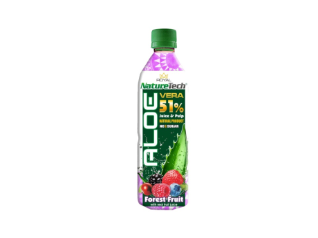 NATURE TECH - Băutură răcoritoare cu Aloe Vera 51% şi aromă de fructe de pădure fără zahăr