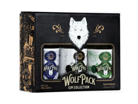 WolfPack Gin Collection Mini Gift Pack 3x100ml - Măgura Zamfirei