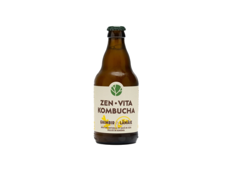 Zenvita Kombucha cu ghimbir şi lămâie