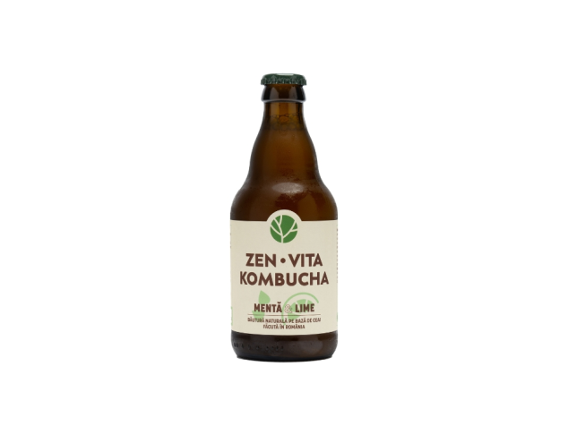Zenvita Kombucha cu mentă & lime