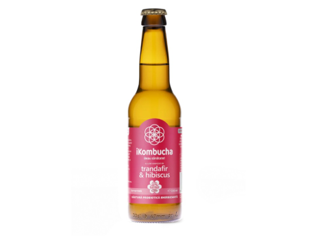 +iKombucha Trandafir si Hibiscus 330ml