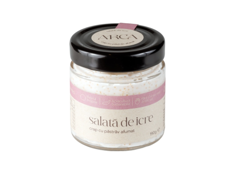 Salată de icre de crap cu păstrăv afumat - ARCA