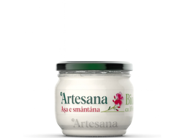 Artesana - Smântână BIO din lapte de vacă 35% grăsime