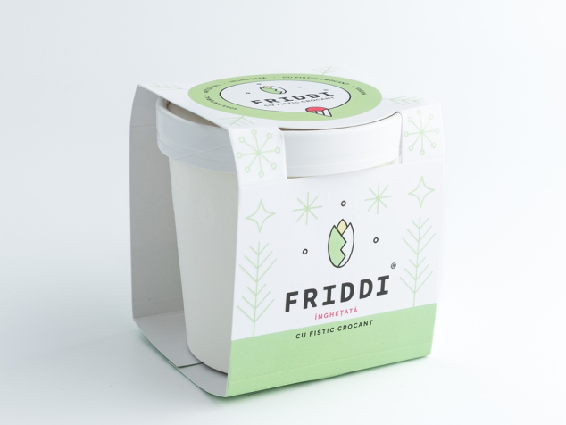 Friddi Înghețată Winter Edition Vegan - Fistic Crocant