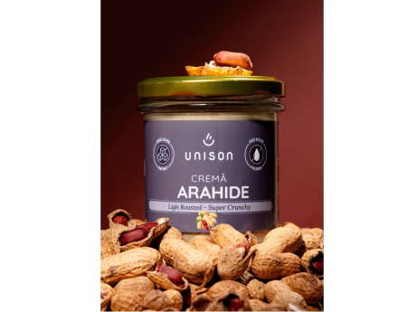 Cremă de arahide Crunchy - Unison