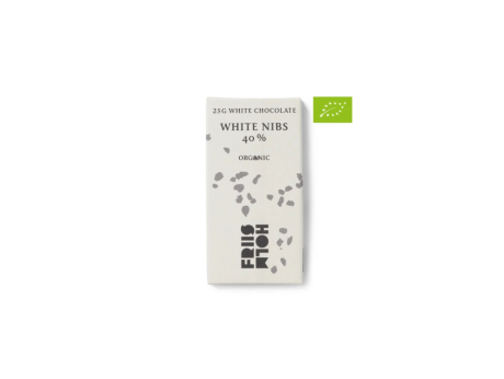 Ciocolată Albă 40% White Nibs BIO - Friis Holm