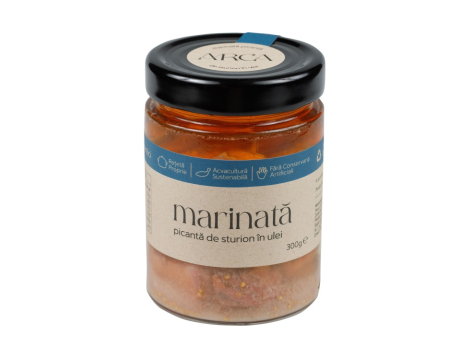 Marinată picantă de sturion în ulei