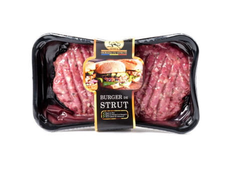 Burger din carne de struţ - Congelat